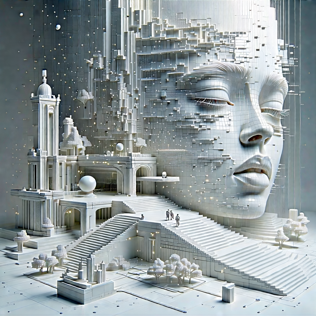 Tech Digital Art: Big data visualization