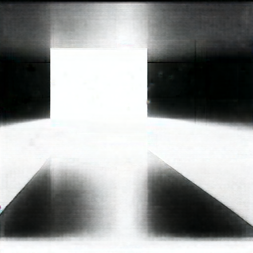 Tech Charcoal Drawing: Futuristic Tech Startup Office With Black White