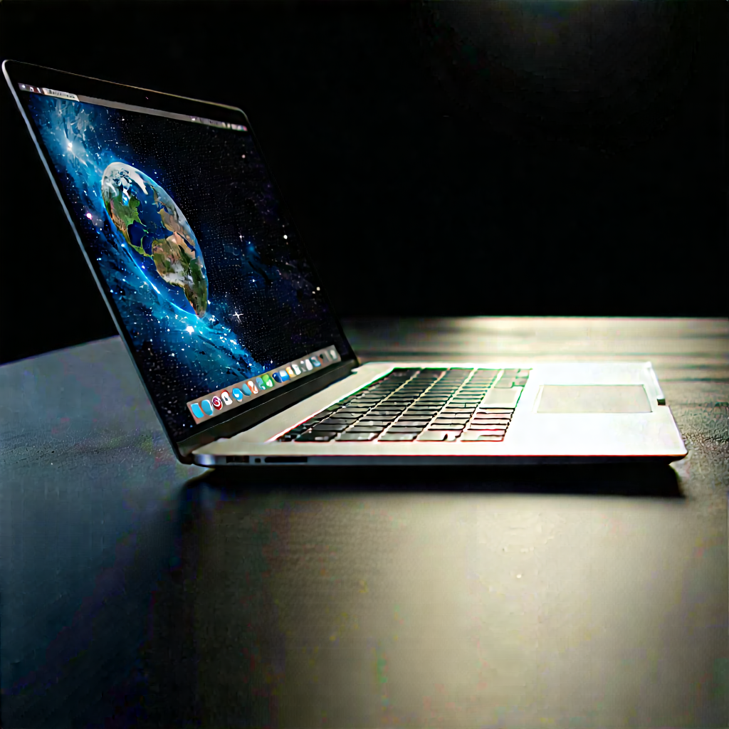 Business Macro Photography: Creative Professional Using Laptop With Laptop Computer