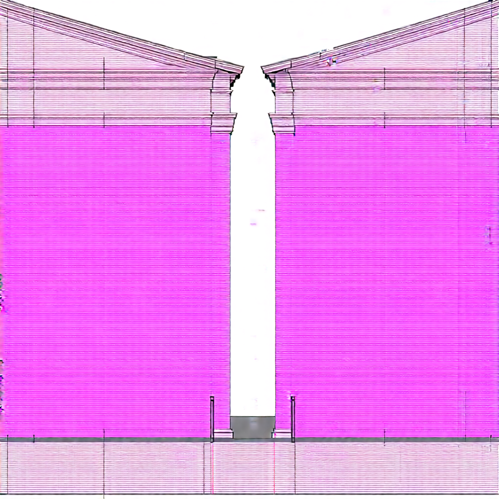 Urban Blueprint Style: Urban street with historic buildings