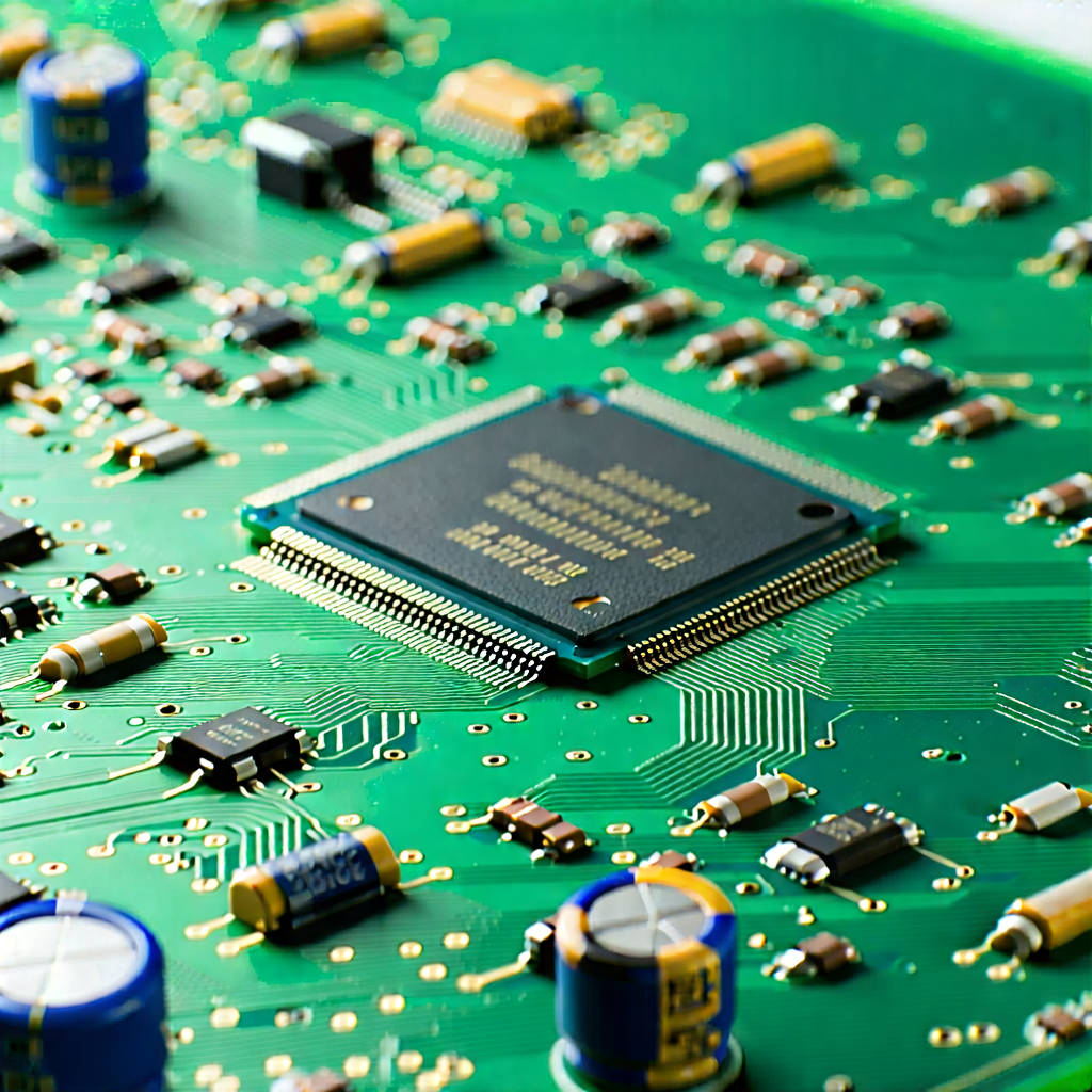 Tech Professional Photography: Circuit board with laser scanning