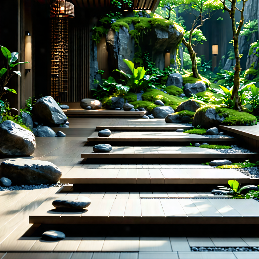 Lifestyle Landscape Photography: Wellness Scene With Natural Lighting With Image, There