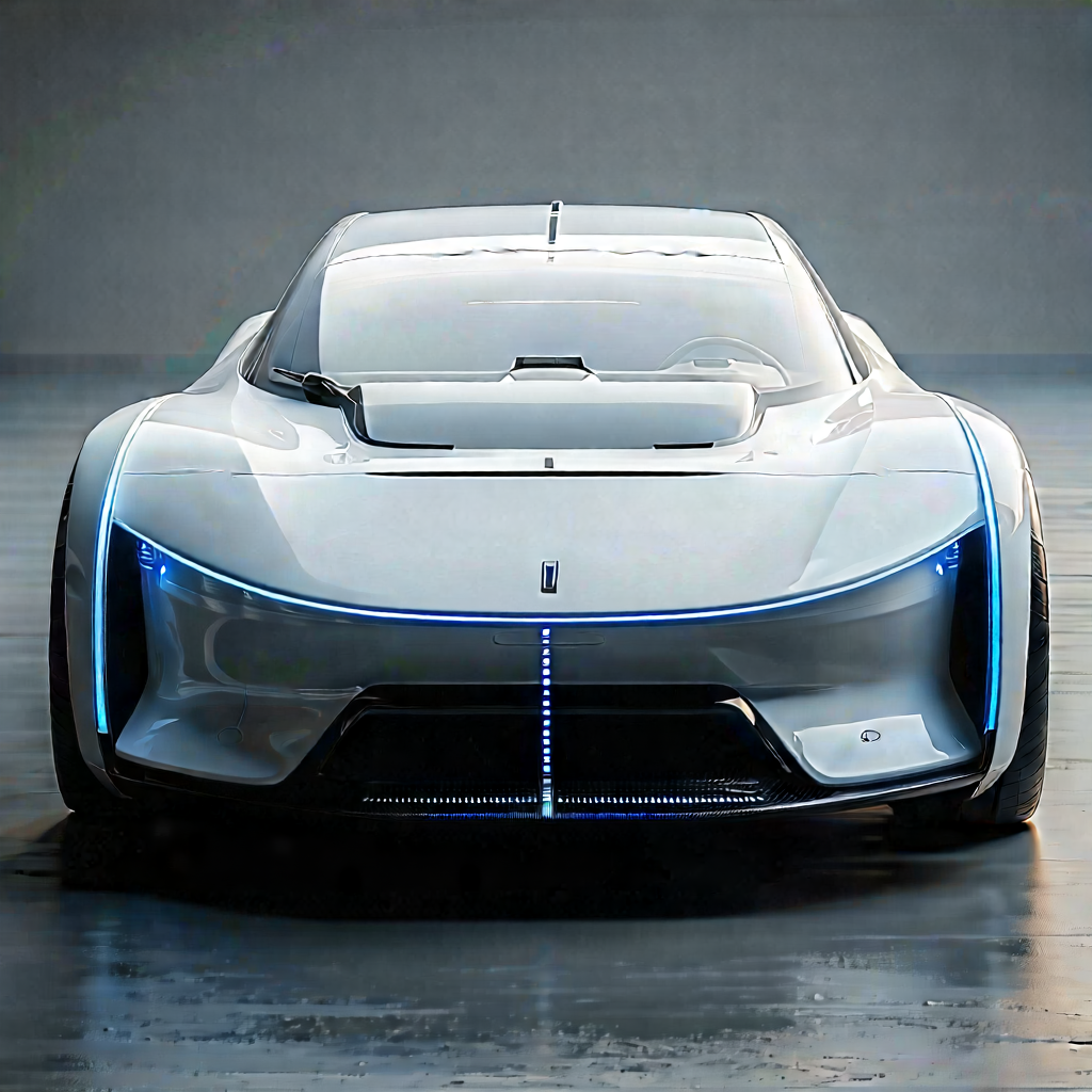 Tech Professional Photography: Innovative Electric Vehicle Design With White Sports
