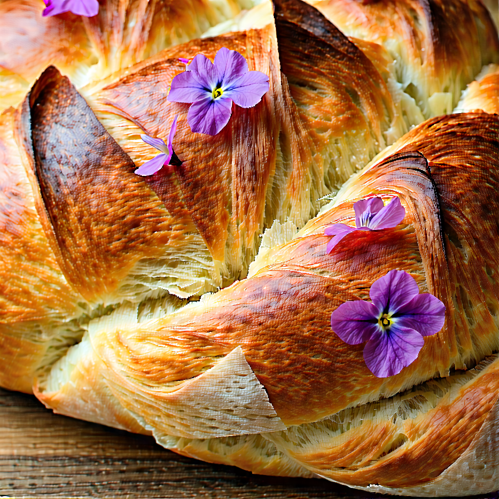 Lifestyle Editorial Photography: Artisanal Bread Prepared With Vibrant Colors With Loaf Bread
