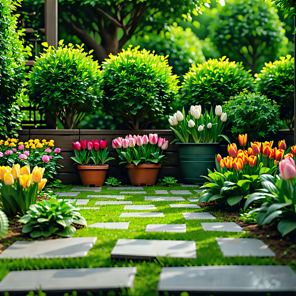 Lifestyle Editorial Photography: Spring Gardening During Spring With Beautiful Garden