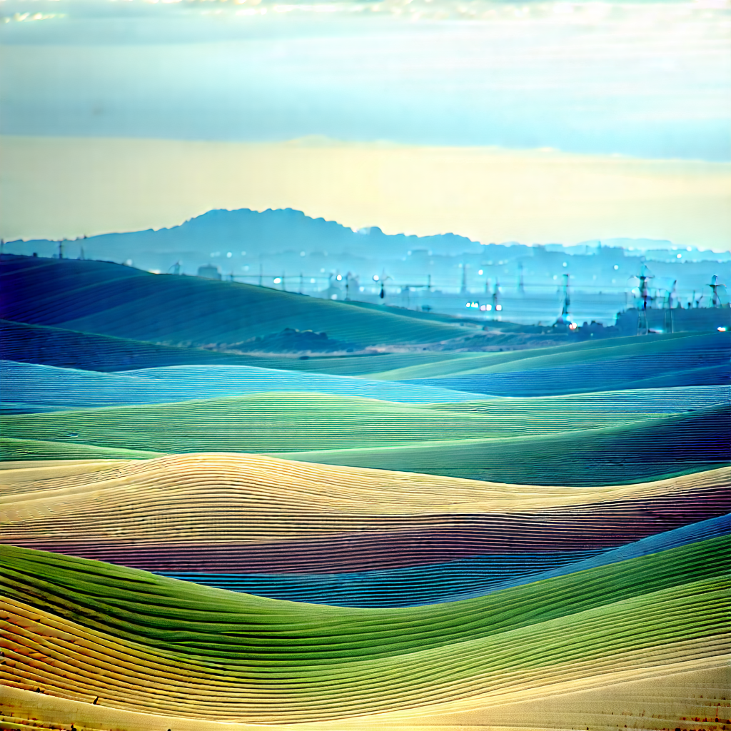 Abstract Landscape Photography: Layered Forms With Beautiful Landscape
