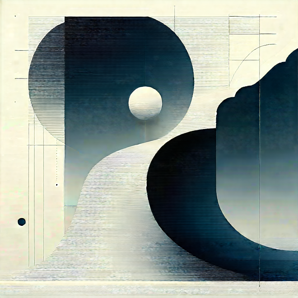 Abstract Infographic Style: Minimalist series with single line