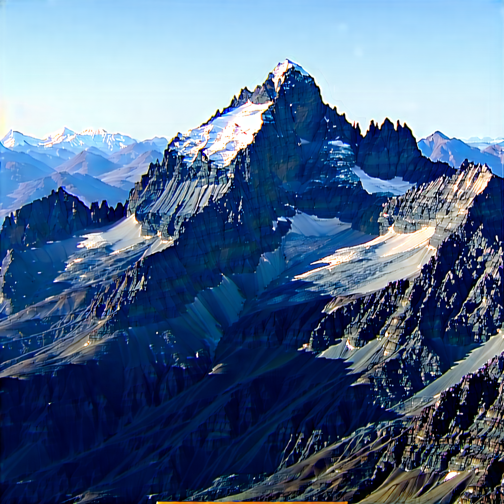 Nature Professional Photography: Aerial View Of Mountain Range With Mountain Snow