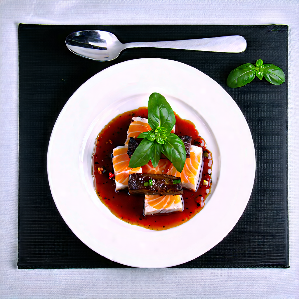 Lifestyle Professional Photography: Farm-to-table Meal Prepared With Organic Components With White Plate