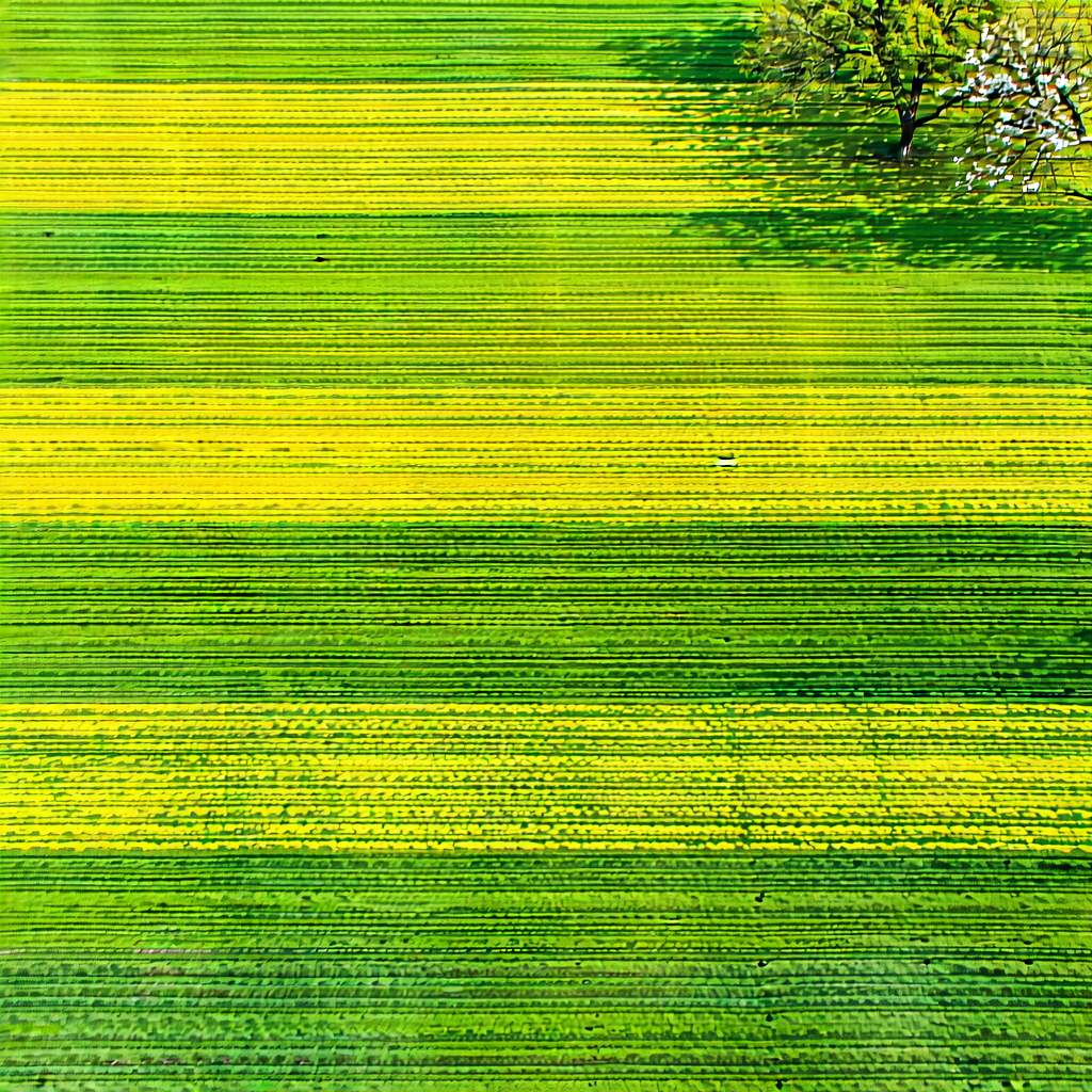 Lifestyle Aerial Photography: Spring Gardening During Autumn With Large, Lush