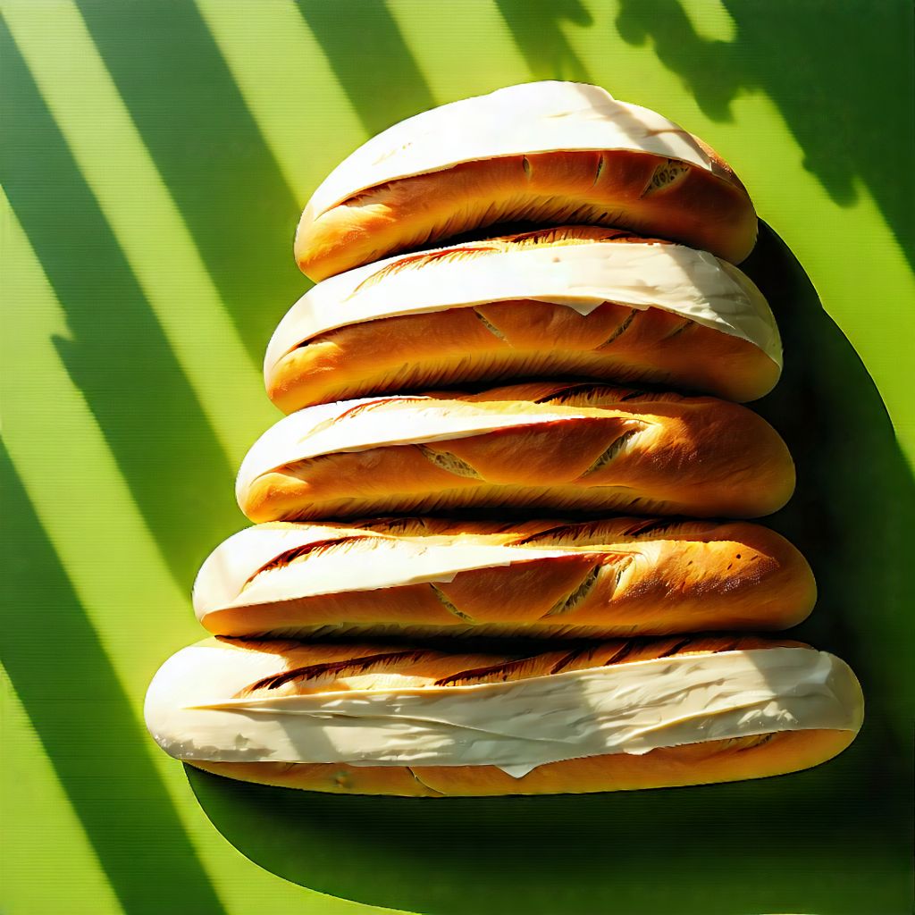 Lifestyle Cinema 4d: Artisanal Bread Prepared With Fresh Ingredients With Stack Large,