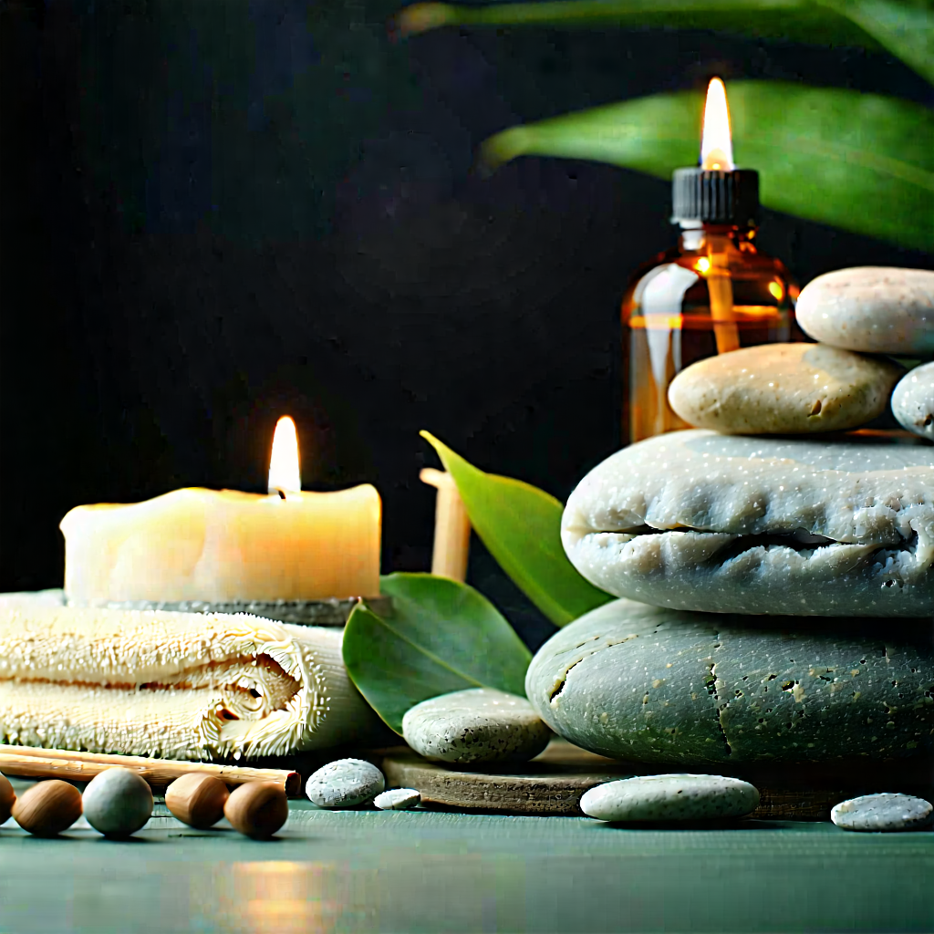 Lifestyle Product Photography: Wellness scene with aromatherapy