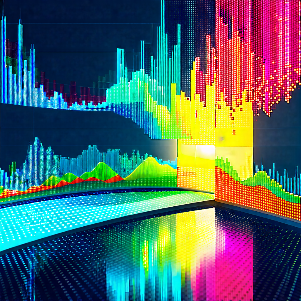 Tech Vector Art: Big data visualization