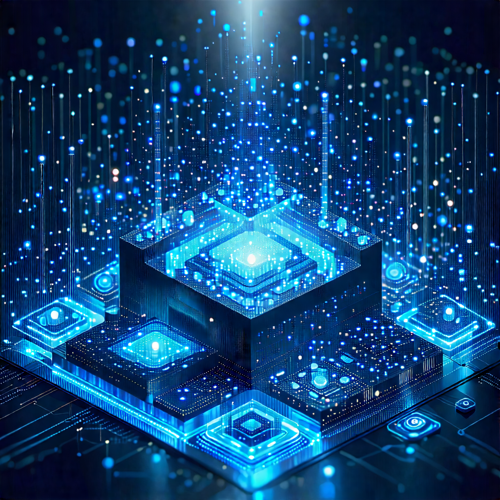 Tech Low Poly: Big Data Visualization With Image, There