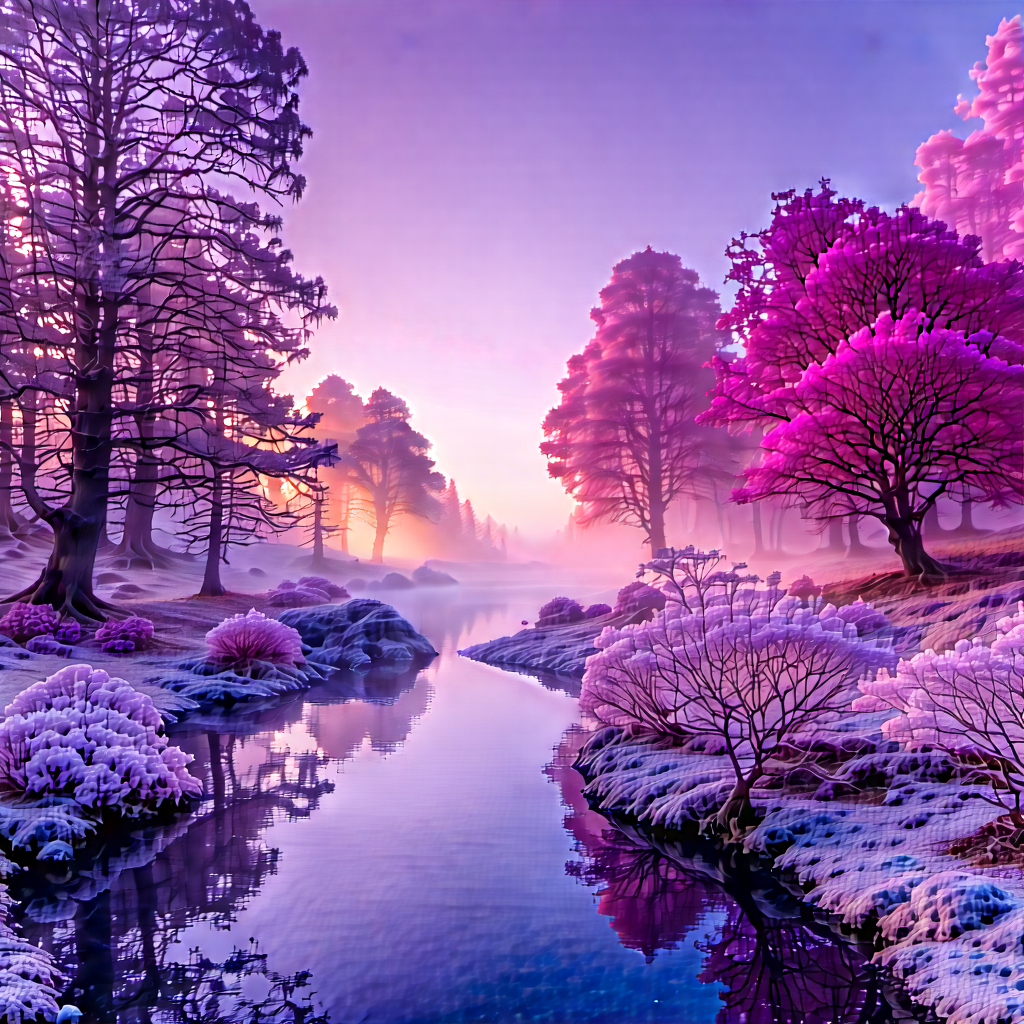Abstract Infrared Photography: Conceptual Representation Of Thought With Serene Scene