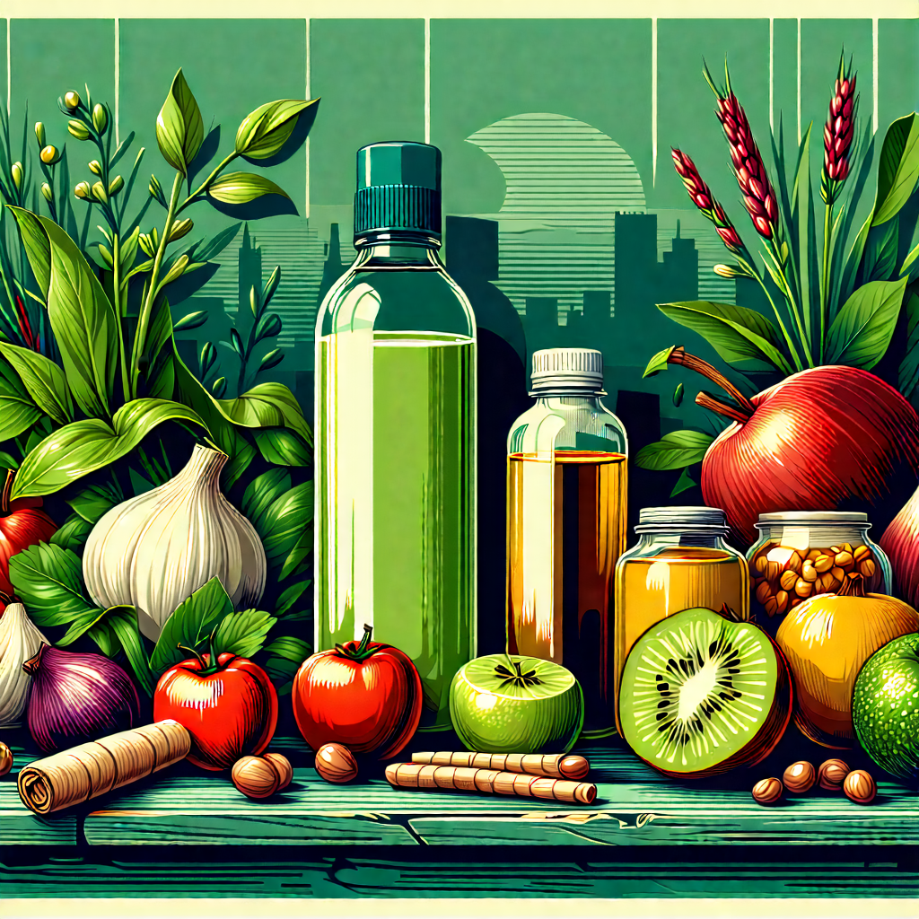 Lifestyle Woodcut Print: Wellness Scene With Healthy Food With Table Filled