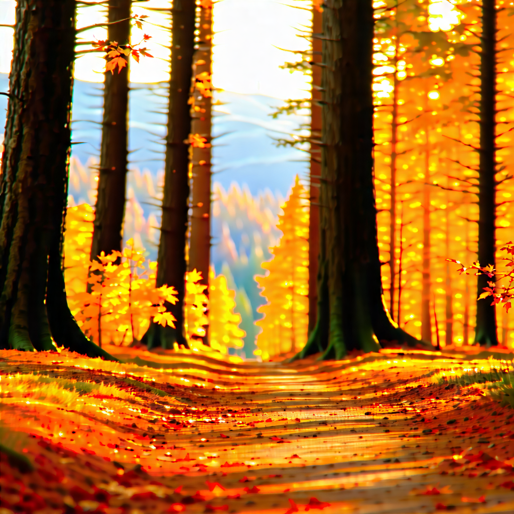Lifestyle Hdr Photography: Autumn Hike During Winter With Pathway Surrounded