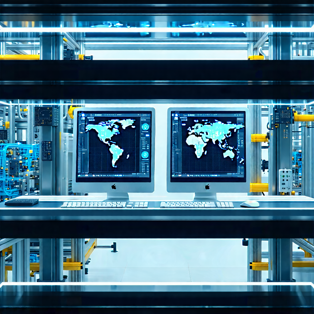 Tech Hdr Photography: Educational Technology In Manufacturing Facility With Image, There