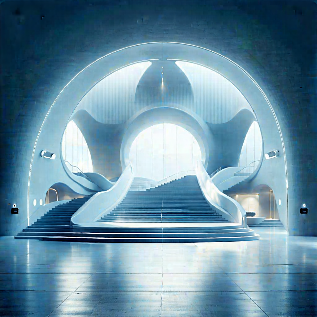 Tech Architectural Photography: Futuristic tech startup office