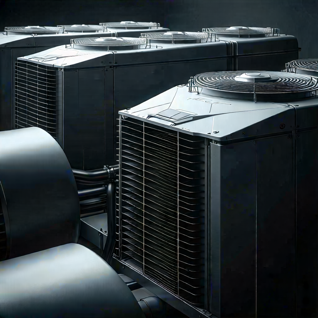 Tech Concept Art: Close-up of cooling system