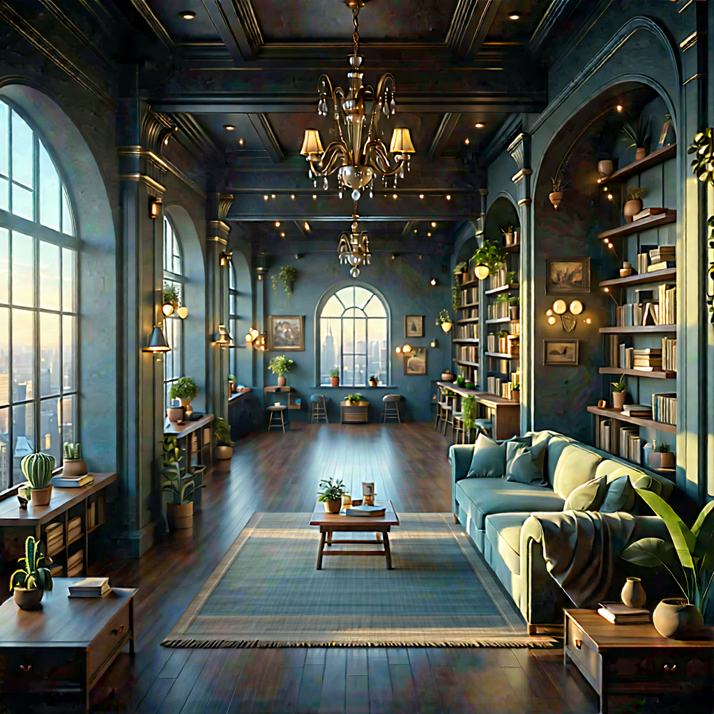Urban Aerial Photography: Urban loft with ornate details