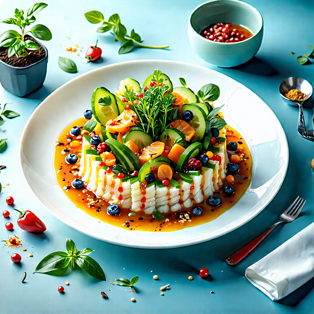 Lifestyle Isometric Design: Plant-based dish prepared with seasonal produce