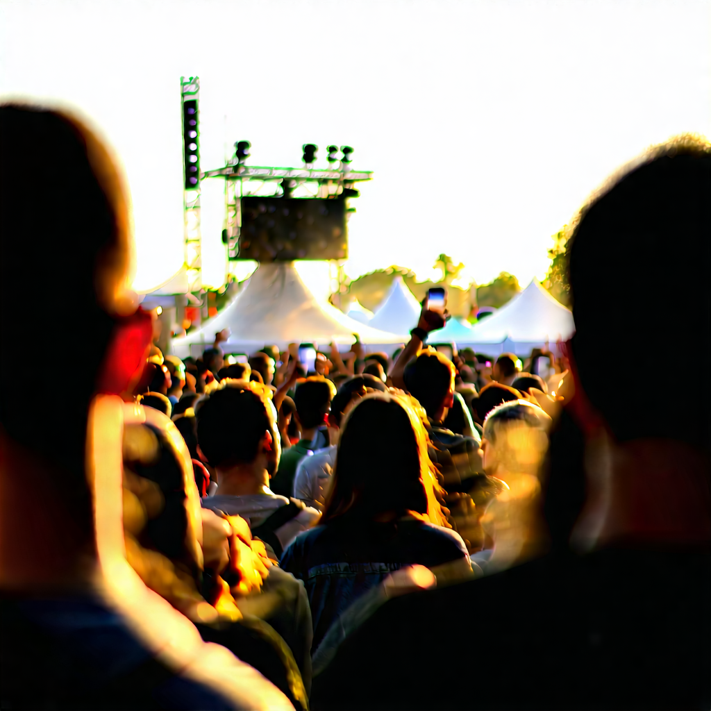 Urban Professional Photography: Urban outdoor concert scene