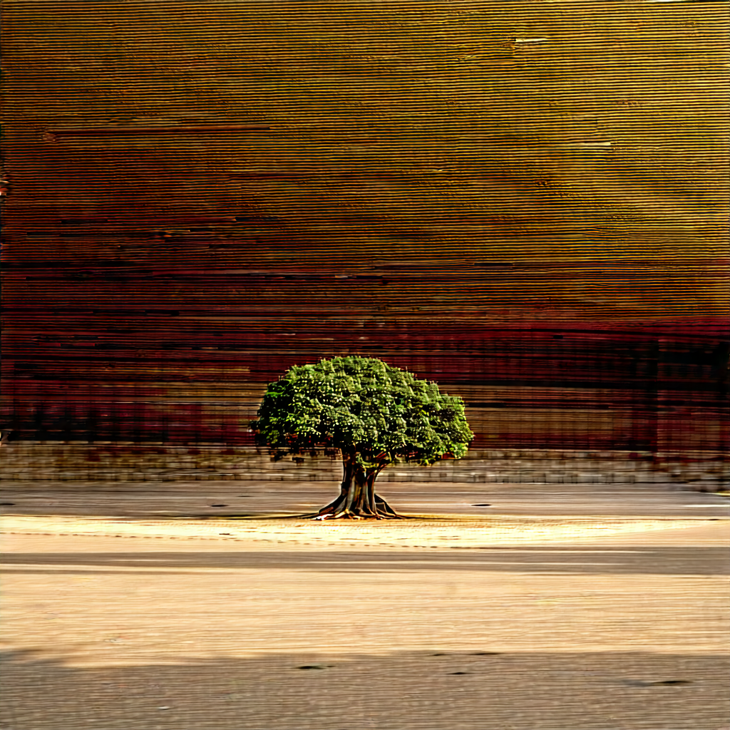 Nature Drone Photography: (ancient:1.47) (tree:1.3) In Dry Season With Small Tree