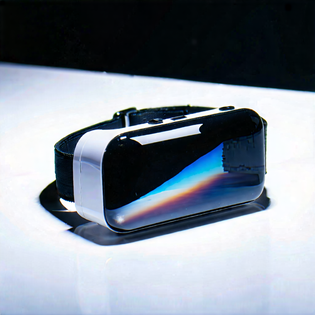 Tech Landscape Photography: Innovative Wearable Device Design With Headset, Specifically