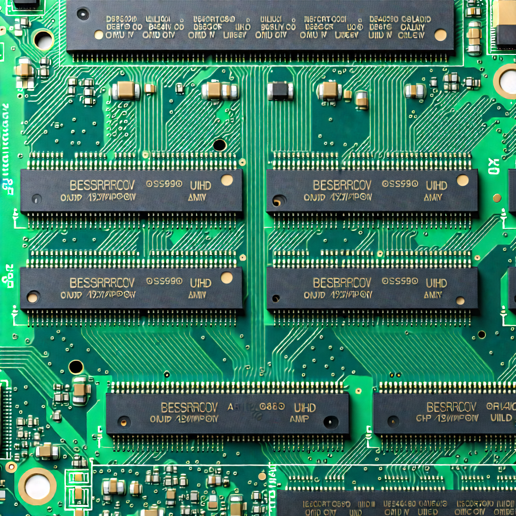 Tech Professional Photography: Close-up of memory module