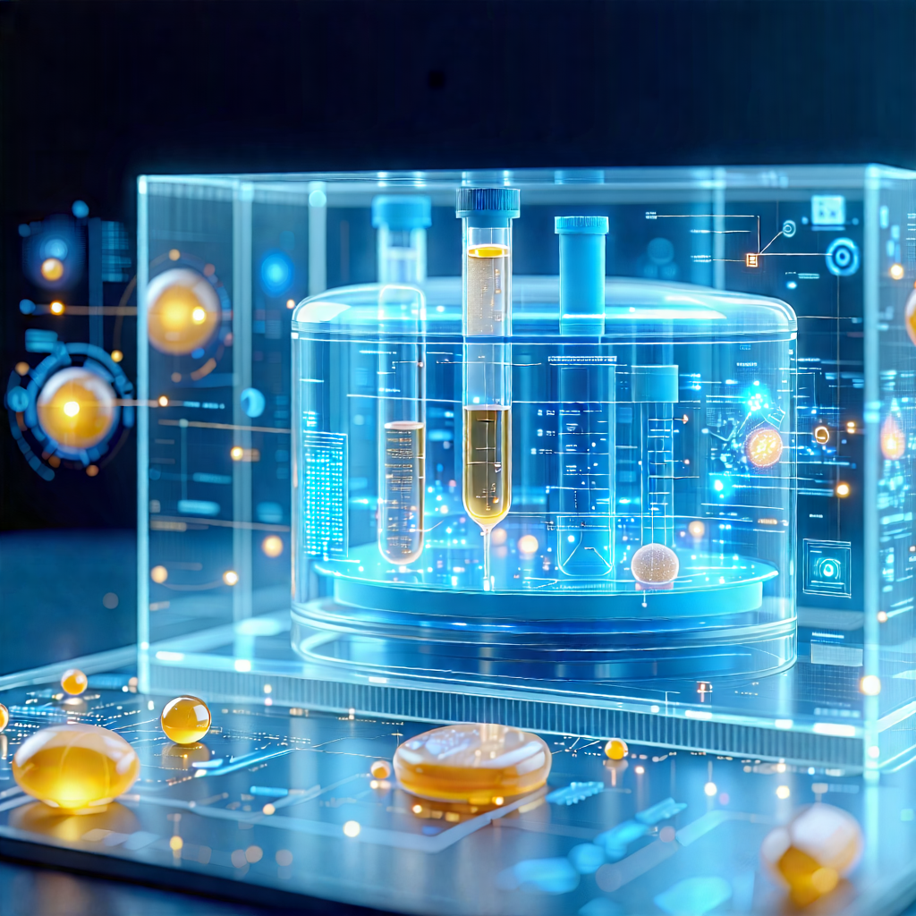 Tech Tilt-shift Photography: Innovative Medical Technology Design With Futuristic-looking Laboratory