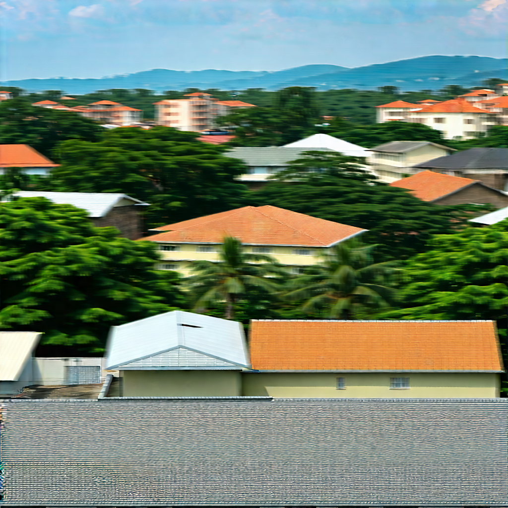 Urban Unreal Engine: Cityscape Of Small Town During Midday With Large City