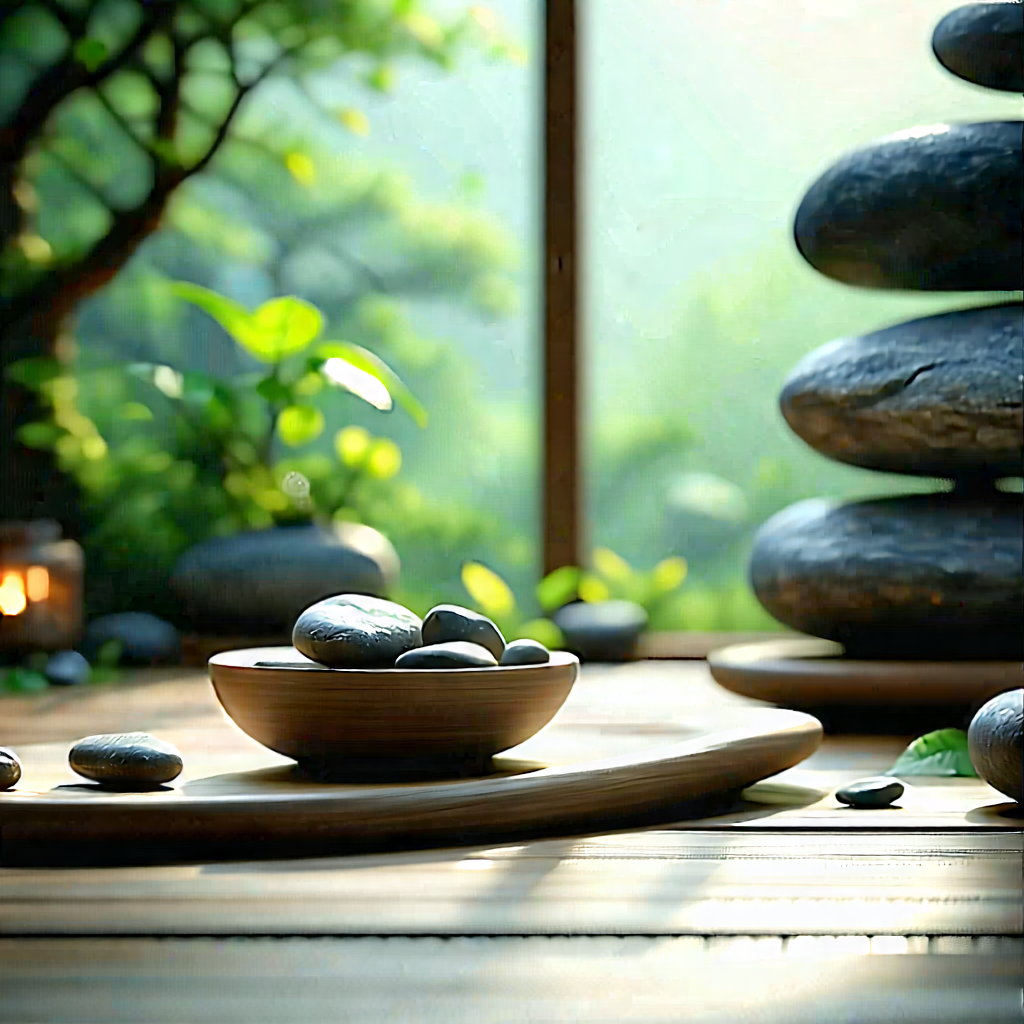 Lifestyle Blender Artwork: Wellness Scene With Natural Lighting With Image, There