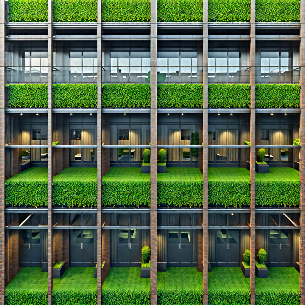 Urban Product Photography: Converted warehouse with green rooftop