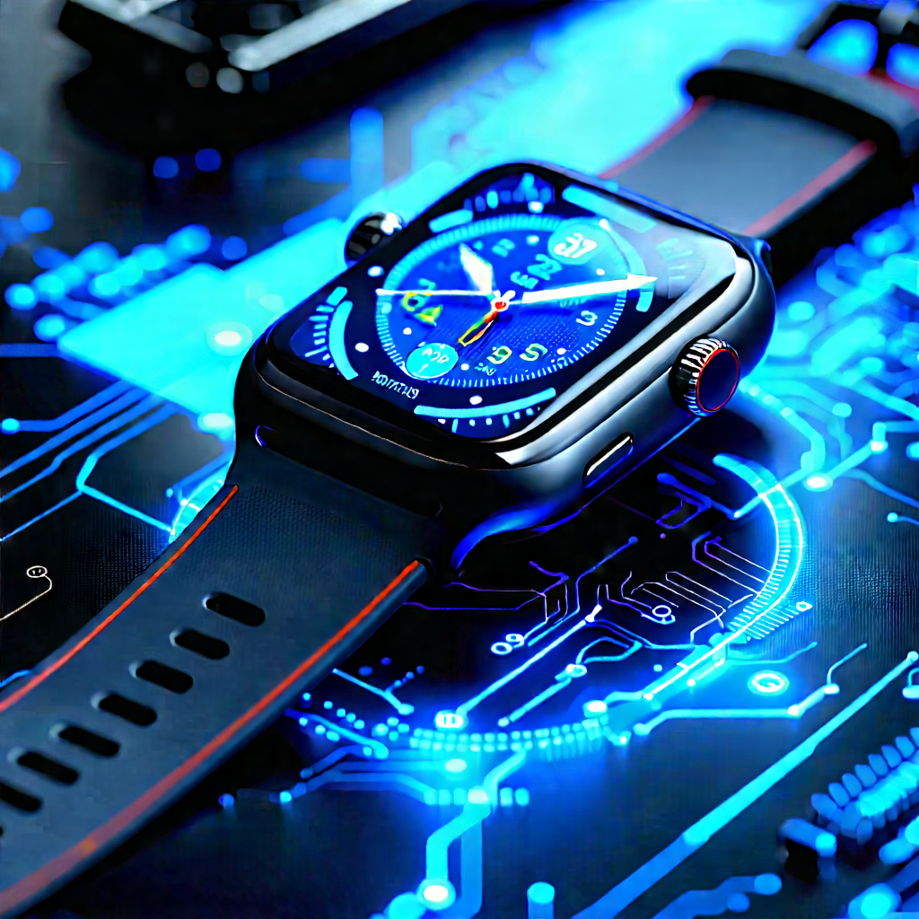 Smart watch with data visualization