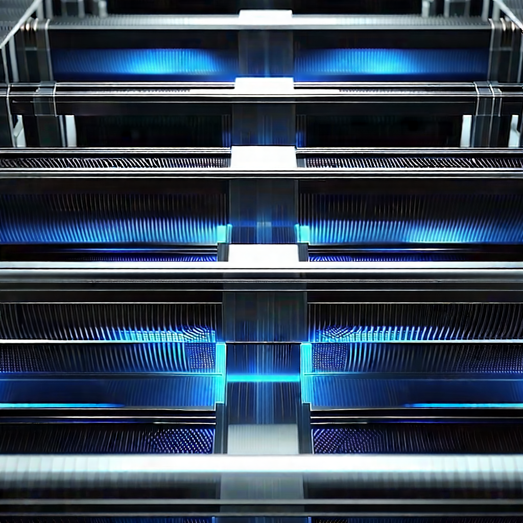 Close-up of cooling system