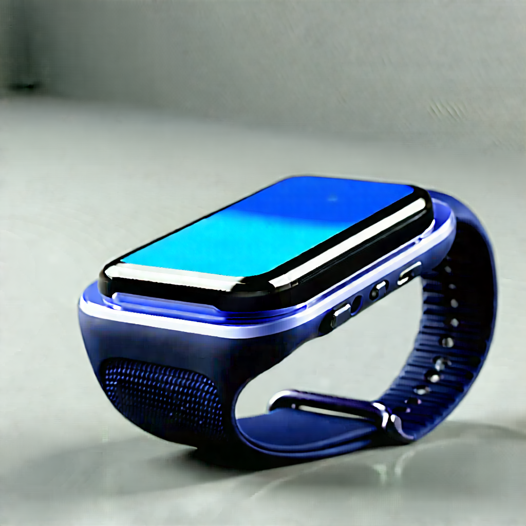 Innovative Wearable Device Design With Blue Black
