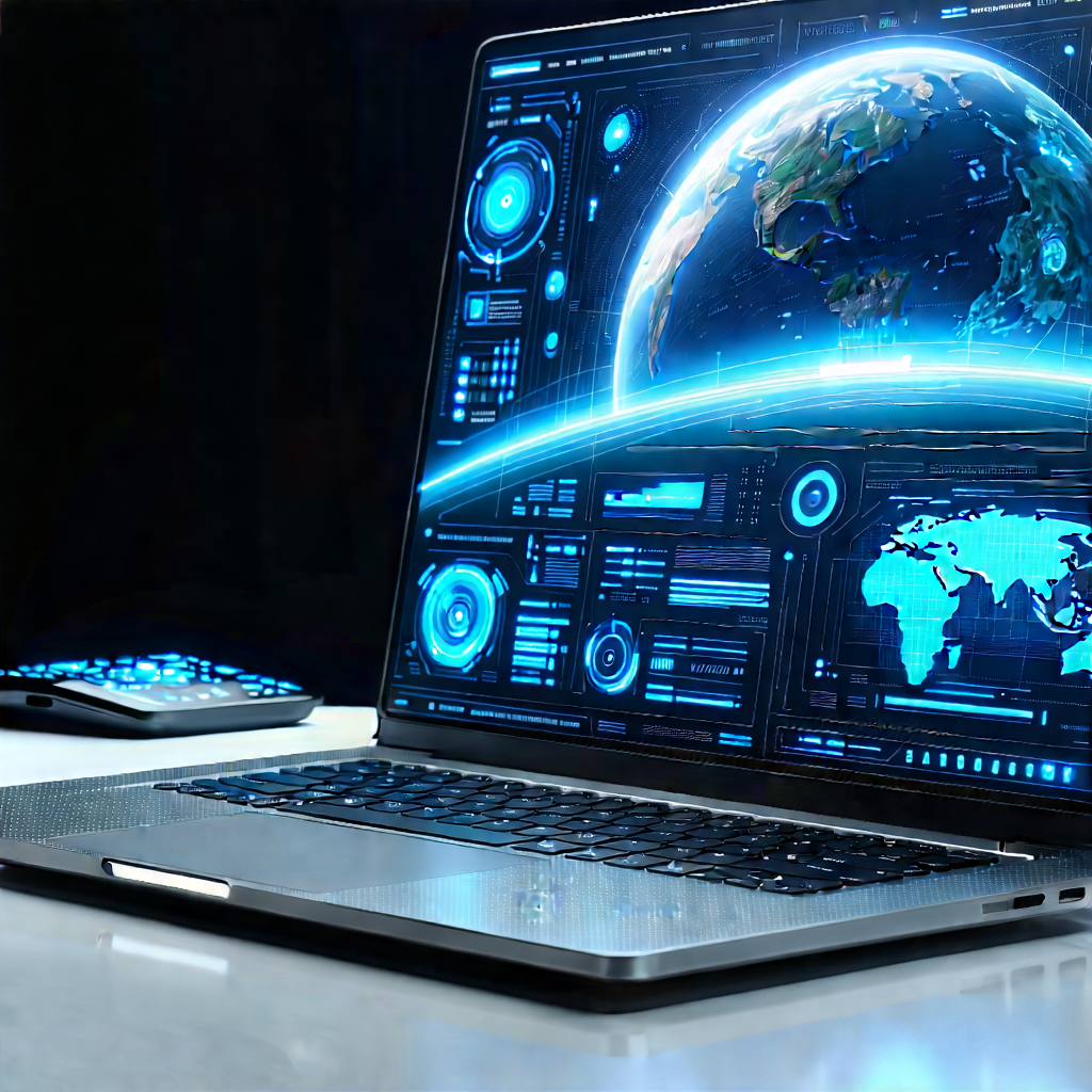 Laptop With User Interface With Laptop Computer