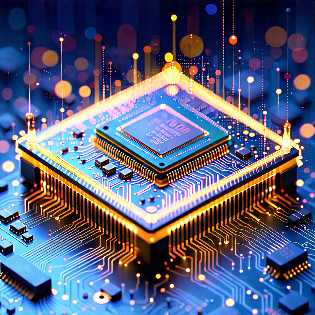 Microchip with (digital:1.42) particles