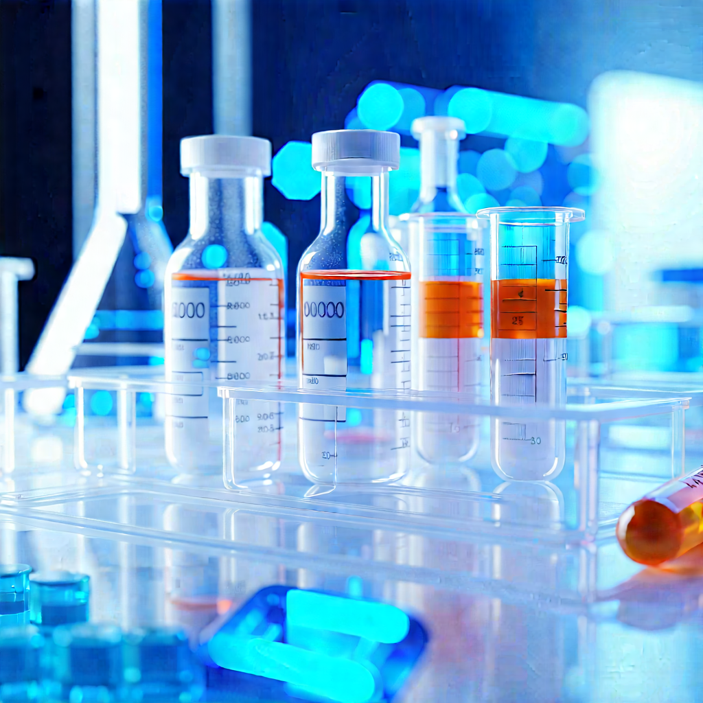 Healthcare Technology In Modern Laboratory With White Table