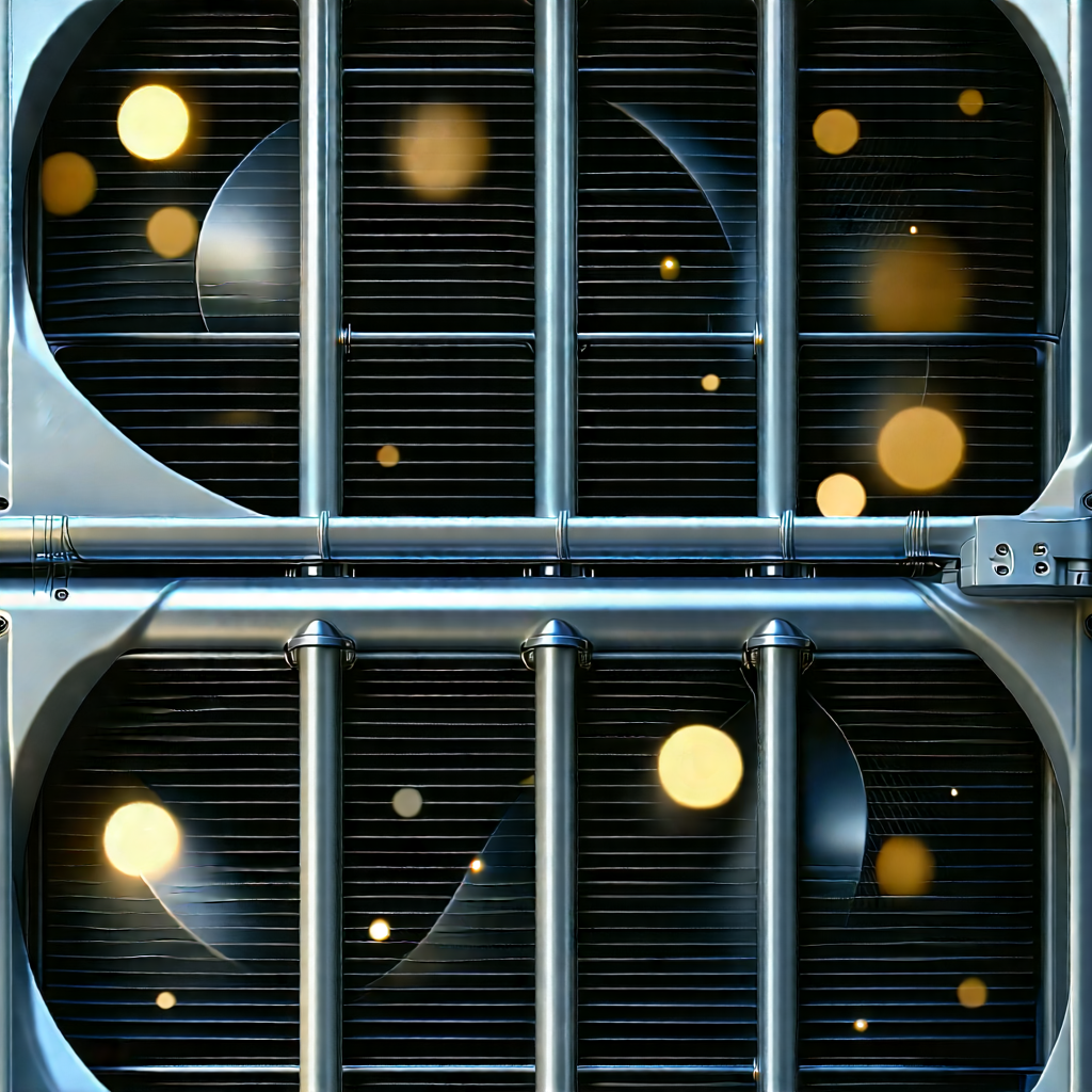 Close-up of cooling system