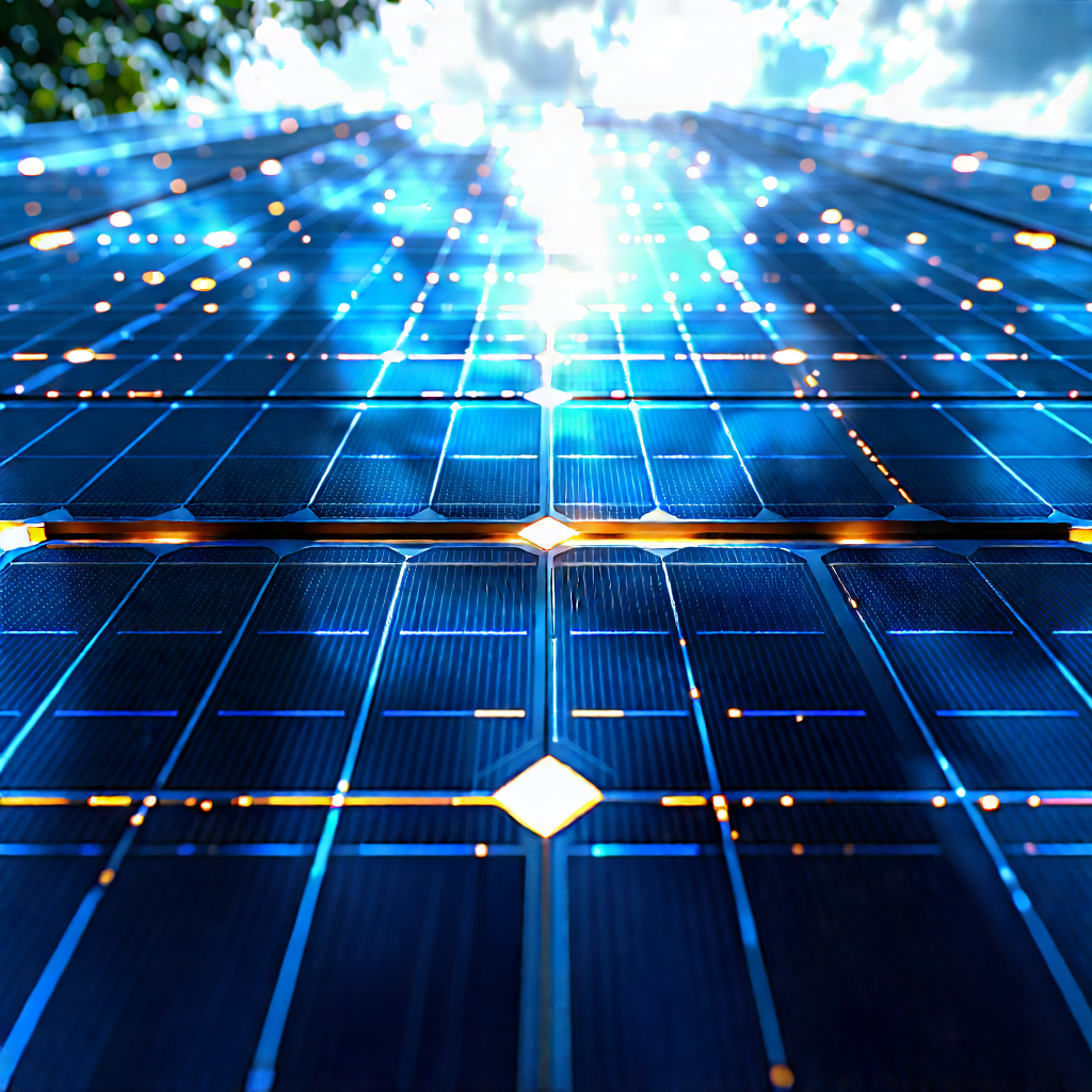 Solar Panel With Laser Scanning With Large Solar