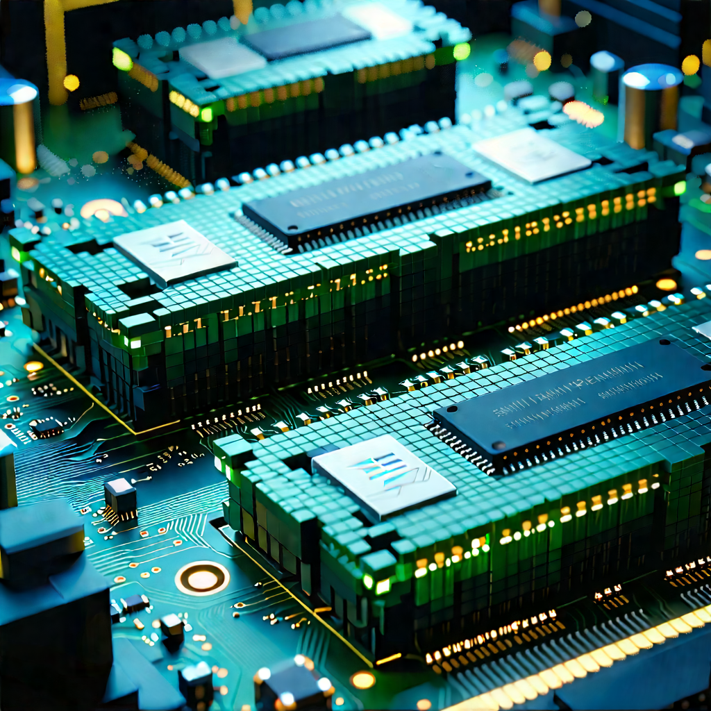 Close-up of memory module