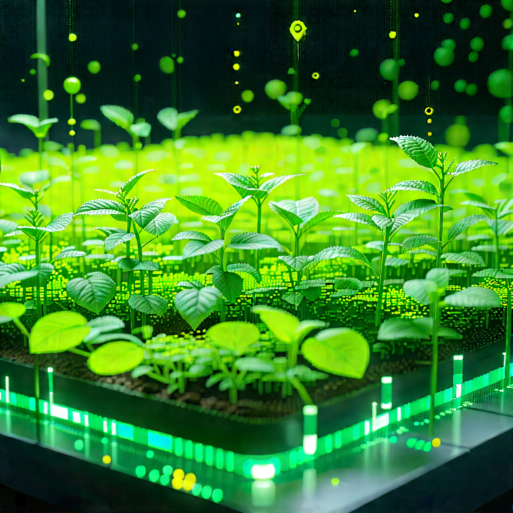 Agricultural technology in modern laboratory