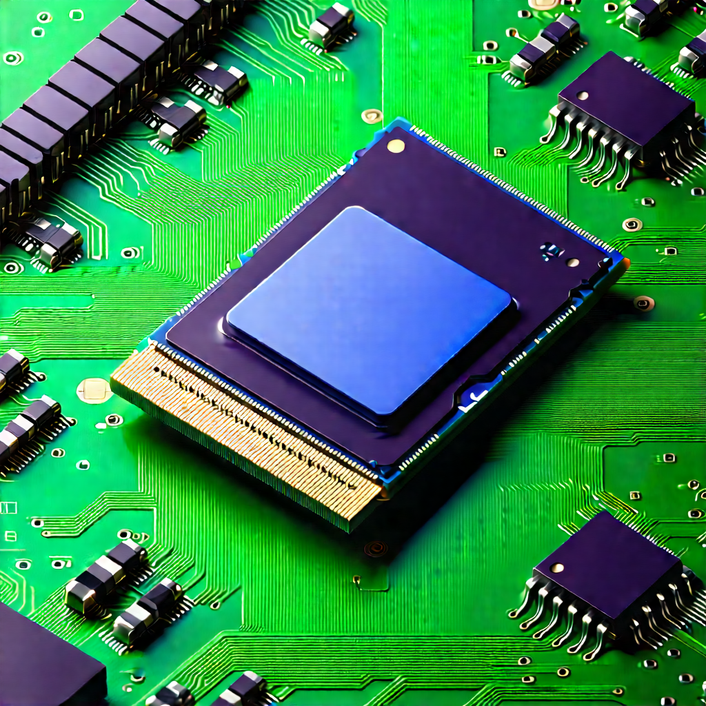 Close-up of memory module