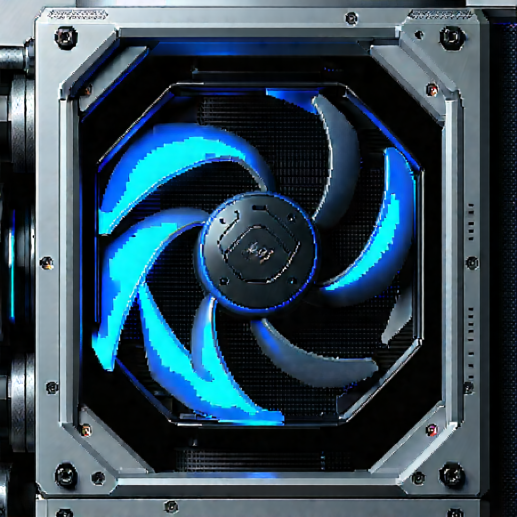 Close-up of cooling system
