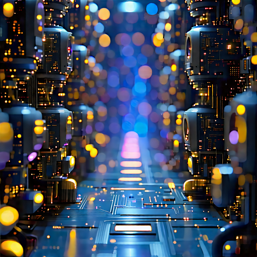 Close-up of sensor array