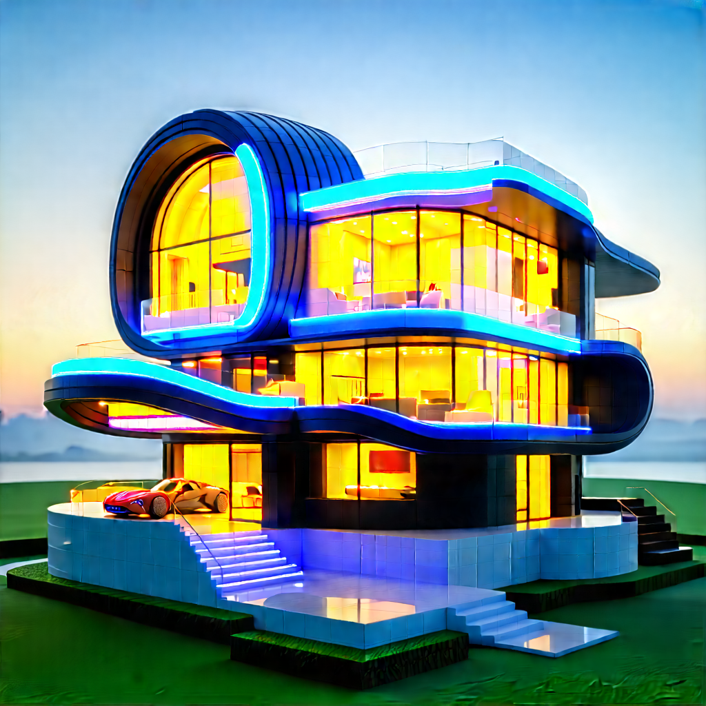 Futuristic smart home