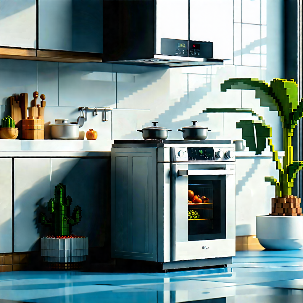 Innovative Smart Appliance Design With Rendering Kitchen
