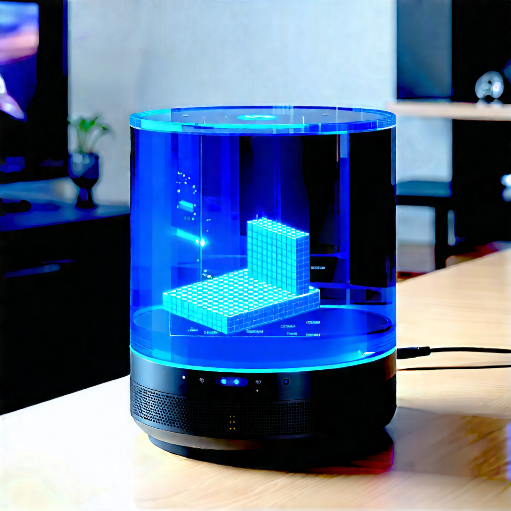 Smart home (device:1.49) with holographic display